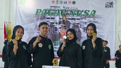 Pagar Nusa Ranting NU Kebonsari Berprestasi Kejuaraan Pagar Nusa Championship 2024 di HIMA UNUSIDA