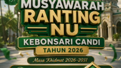 MUSRAN NU Kebonsari Tetapkan H. Sukamto Ahmad Rofi’i sebagai Rais Syuriyah dan Ahmad Munir sebagai Ketua Tanfidziyah Masa Khidmat 2026–2031